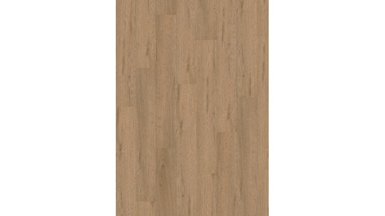 Detaillierte Ansicht eines Laminatbodens in natürlicher Eichenoptik.